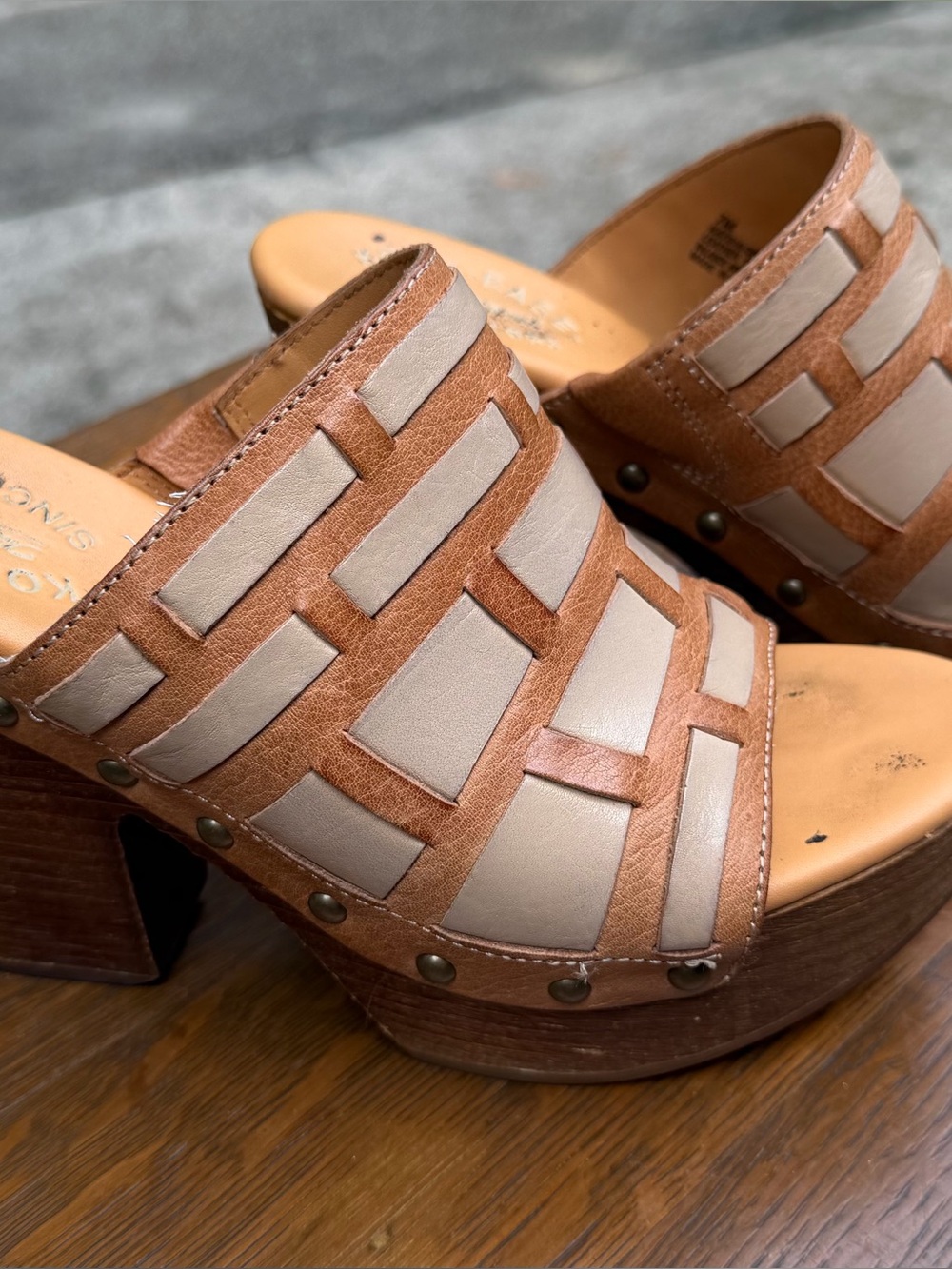 Kork-Ease Charissa 7M Woven leather platform